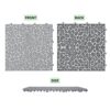 Interlocking Deck Tiles Plastic Waterproof Outdoor All Weather Anti-Slip Bathroom Shower Balcony Porch Strong Weight Capacity Upto 440 Lbs, Pebble Stone Pattern Pack Of 12 - Gray - Image 19