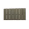 Ernesto - Outdoor Industrial Acacia Wood Bar Table With Metal Frame - Gray - Image 7