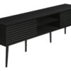 TV Stand, Media Entertainment Center, Storage Cabinet, Console, Storage Shelves, Bedroom, Living Room, Contemporary, Modern - Black - Image 15