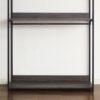 Monica - Farmhouse Wood Walk In Closet Organizer With 1 Shelf - Gray - Image 5