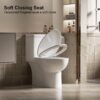 Gloss 1 Piece Toilet With Dual Flush And Rimless Bowl - Gloss White - Image 10