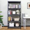 Adjustable Heavy Duty Shelving 5 Tier Storage Shelves, 2000Lbs Load, Kitchen, Garage - Black - Image 20