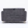 Yuina - Linen Loveseat - Gray - Image 3