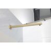 Wall Mounted Shower Arm With Flange, 16" Stainless Steel For Rain Shower Heads - Gold - Image 2