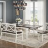 Mountina - Bench - Brown / White - Image 5