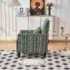 Accent Chair With Arms, Comfy Armchair For Living Room - Green - Image 7