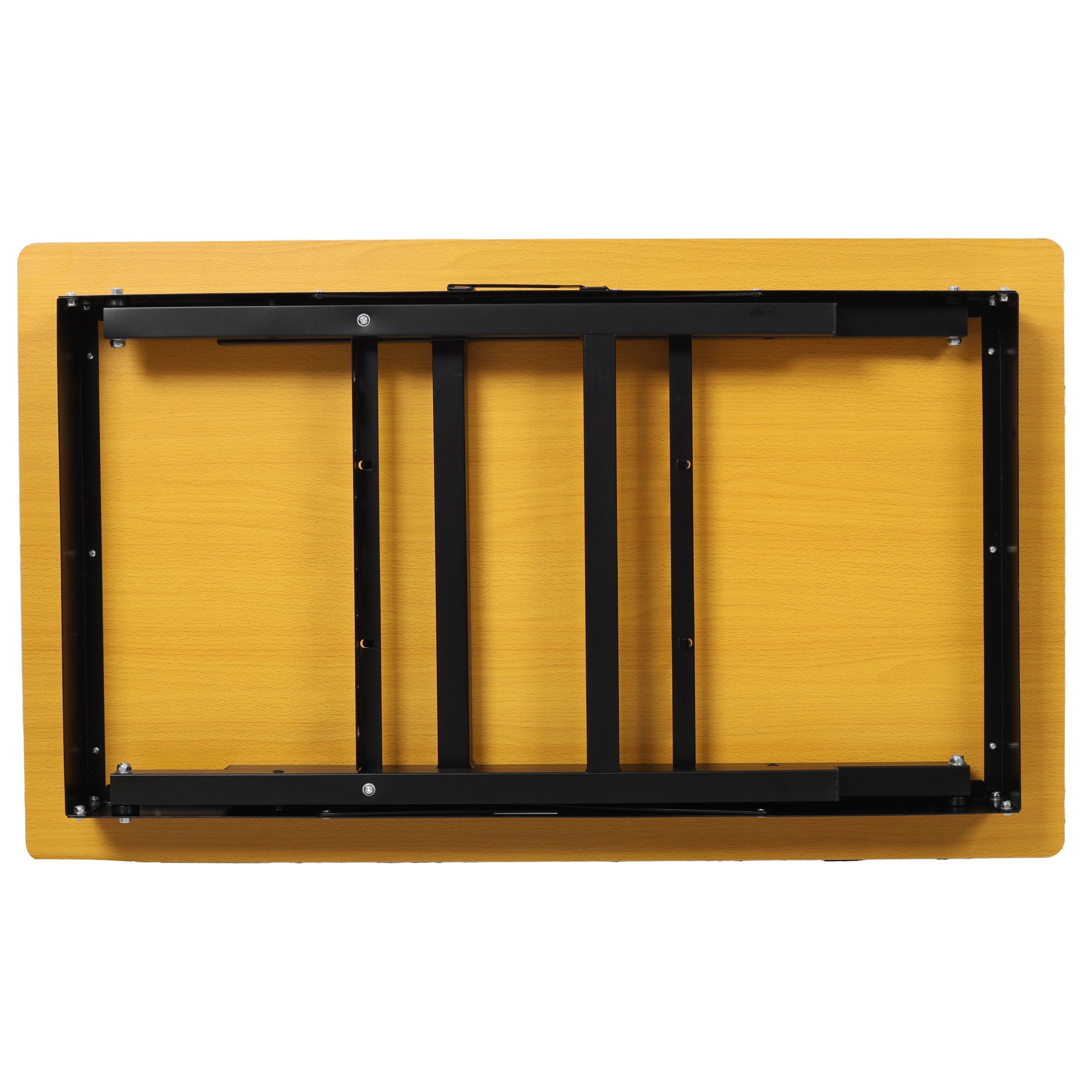 Portable Folding Work Table With Measuring Tape And Angle Finder Steel - Black - Image 9