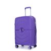 Expandable Hardshell Suitcase Double Spinner Wheels Pp Luggage Sets Lightweight Durable Suitcase & Tsa Lock, 3 Piece Set (20/24/28) - Purple - Image 16