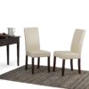 Acadian - Parson Dining Chair (Set of 2) - Satin Cream - Image 10