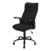 Office Chair, Adjustable Height, Swivel, Ergonomic Armrests, Mesh, Contemporary & Modern - Black - Image 14