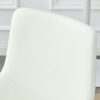 (Set of 2) Modern Minimalist Style Material Bar Stools, Suitable For Kitchen, Bar And Modern Home Design - White - Image 14