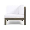 Oana - 2 Piece Loveseat Set With Cushions - White - Image 4