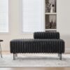 Mini Loveseat With Adjustable Backrest - Charcoal - Image 4