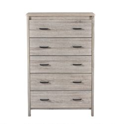 Titeca - Contemporary 5 Drawer Dresser - Oak