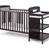 Ramsey - 3 In 1 Convertible Crib, Changer Combo - Espresso - Image 2