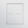 Double Sliding Shower Door, Semi Frameless Bypass Bathroom Sliding Door With 1 / 4" (6Mm) Tempered Glass For Walk In Shower - Chrome - Image 11