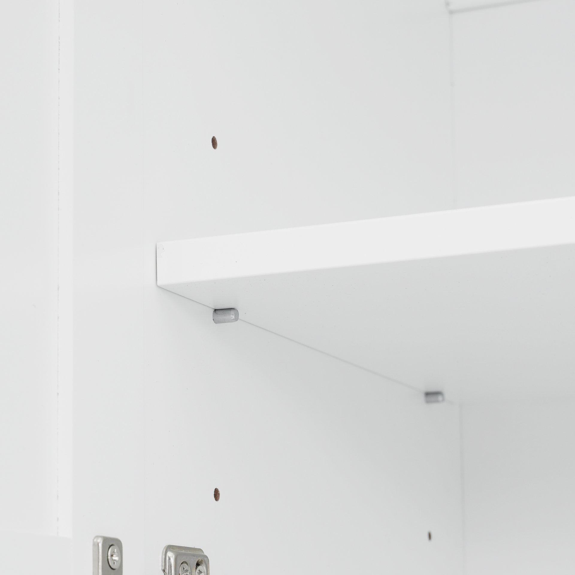 Bathroom Vanity With 2 Damping Hinge Doors, 3 Drawers, Adjustable Shelves - White - Image 14