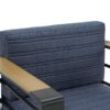 Giovanna - Club Chair With Aluminum Frame And Water Resistant Cushions - Blue - Image 8