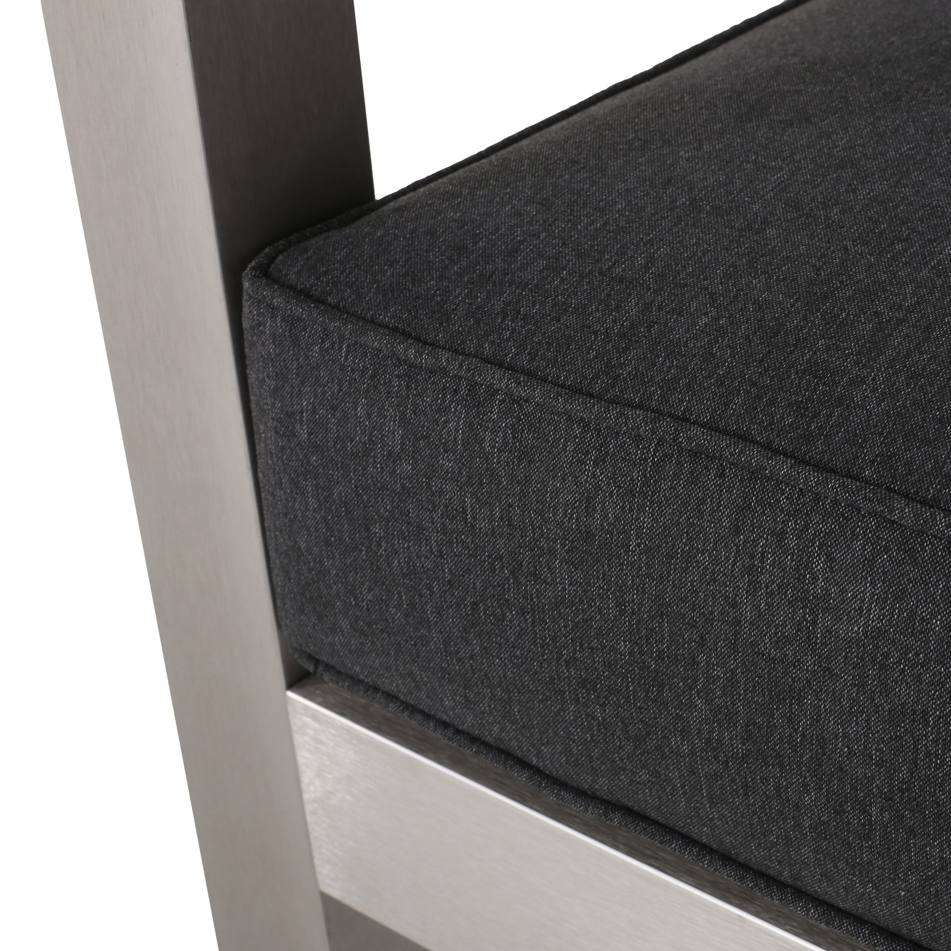 Aviara - Luxurious Outdoor Club Chair Low Profile Deep Seating - Silver - Image 13