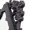 Cast Iron Soap Dishes With Mirror - Black - Image 6