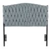 Braided Matisse - Twin Size Headboard - Black / Blue - Image 4