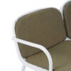 Luna - Outdoor Patio Loveseat - White / Green - Image 12