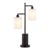 Cannes - Contemporary Table Lamp - Black / White - Image 2