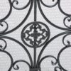 Darcie - Wrought Iron Fireplace Screen With Intricate Detailing - Black - Image 4