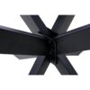 Spider Shaped Steel Table Legs, Metal Dining Table Frame, Heavy Duty Box Section Table Base - Black - Image 7