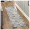 Geometrix - 2'7" X 9'10" Area Rug Runner / Geometric 3D Effect - Ivory / Gray - Image 8