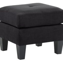 Chic Casual Ottoman - Black