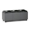 Avalon - Storage Ottoman - Stone Gray - Image 8