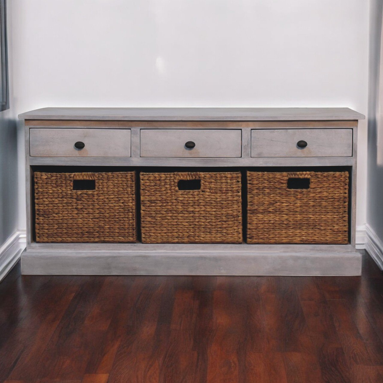 Acid - Basket Storage Cabinet - Gray Ash - Image 8