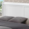 Full Bed Sleigh Design - White - Image 3