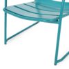 Contemporary Conrad Chair Outdoor Seating - Teal - Image 11