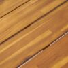 Huckleberry - Acacia Wood Outdoor Dining Table With Plant Hanger - Teak - Image 12