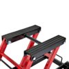 Heavy Duty 1500Lbs Hydraulic Motorcycle Lift Jack With Wheels And Handle - Red / Black - Image 10