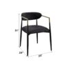 Jaramillo - 7 Pieces Dining Room Set - Gold / Rustic Espresso - Image 11