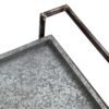 Percy Galvanized Metal Bar Cart - Gray - Image 4