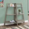 Bookshelf, Bookcase, Etagere, 3 Tier, For Office, Contemporary & Modern - Taupe - Image 6