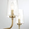 Dazzle - 5 Lights Chandelier With Clear Seeded Satin - Antique Brass / Clear / Gold - Image 5