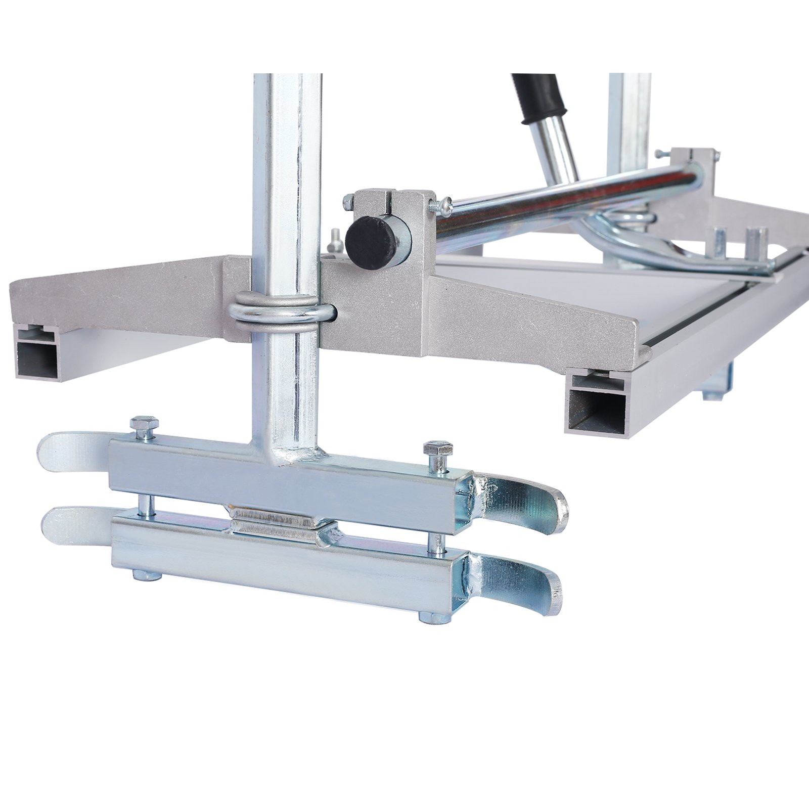 Portable Chainsaw Mill Aluminum Steel Planking Lumber With Adjustable Milling Bar 14 To 24" - Silver - Image 13