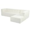 Modular Combination Living Room Sofa Set, Modern Minimalist Sofa, Living Room Upholstered Sofa Bed, Bedroom, 2 Pieces Computer Free Combination, L - Shaped - Beige - Image 26