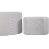 Upholstered Nesting Coffee Tables, Side Table, Footrest, Ottoman & Seat For Living Room Bedroom Entryway Office (Set of 2) - Beige - Image 9