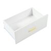 9 Drawer Dresser For Bedroom Ample Storage Wide Chest Of Drawers, Sturdy & Safe - Antique White - Image 5