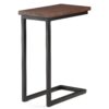 Skyler - C Side Table - Dark Cognac Brown - Image 2