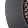 Modern Iron Propane Fire Pit, 32" Round, 40, 000 Btu - Dark Gray - Image 15