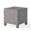 Puerta - Accent Table Polyethylene Rattan Cube Shape - Black - Image 7