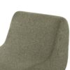 Curved Lounge Chair With Ottoman And High Resilience Foam - Green - Image 11