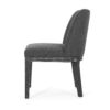 Modern Rustic Dining Chair (Set of 2) With Solid Wood Frame - Charcoal - Image 9